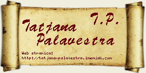 Tatjana Palavestra vizit kartica